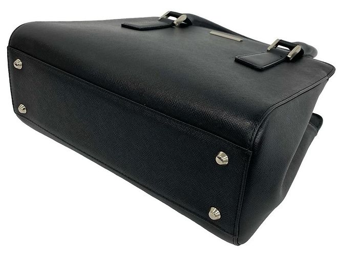 Borsa a mano in pelle Burberry Nero - vista 9
