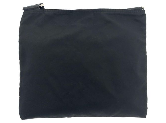 Borsa a tracolla in nylon Tessuto Prada Nero - vista 2