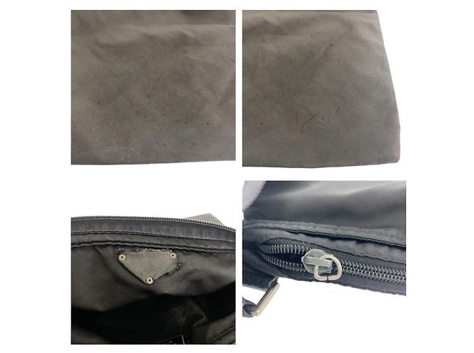 Borsa a tracolla in nylon Tessuto Prada Nero - vista 5