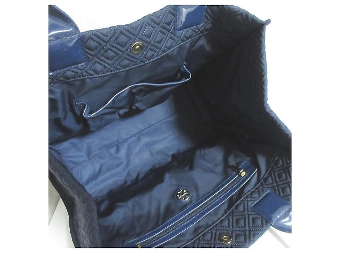 Tory Burch Ella gesteppte Tote Bag Blau - Ansicht 8