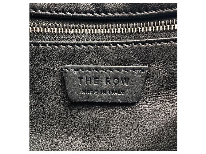 Borsa 2way in pelle BOURSE The Row Nero - vista 10