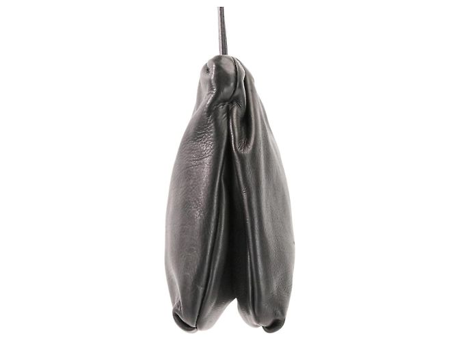 Borsa 2way in pelle BOURSE The Row Nero - vista 4