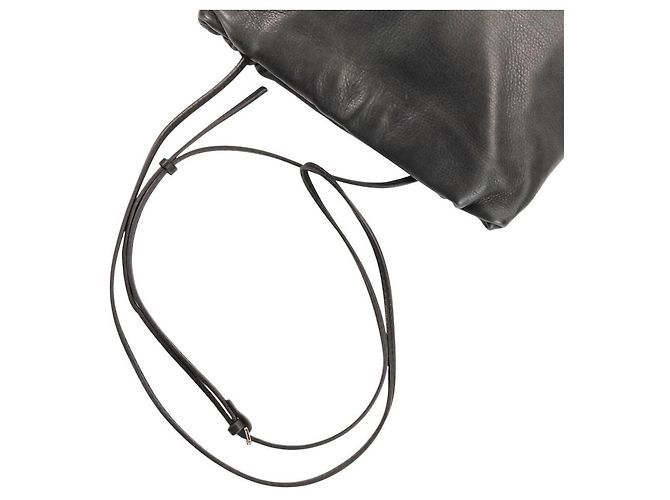 Borsa 2way in pelle BOURSE The Row Nero - vista 6