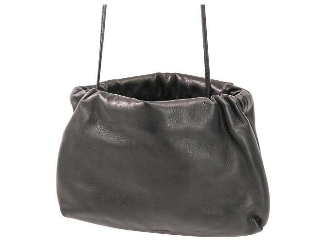 Borsa 2way in pelle BOURSE The Row Nero - vista 7