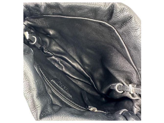 Borsa 2way in pelle BOURSE The Row Nero - vista 8