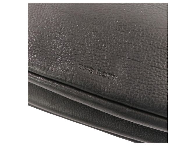 Borsa 2way in pelle BOURSE The Row Nero - vista 9
