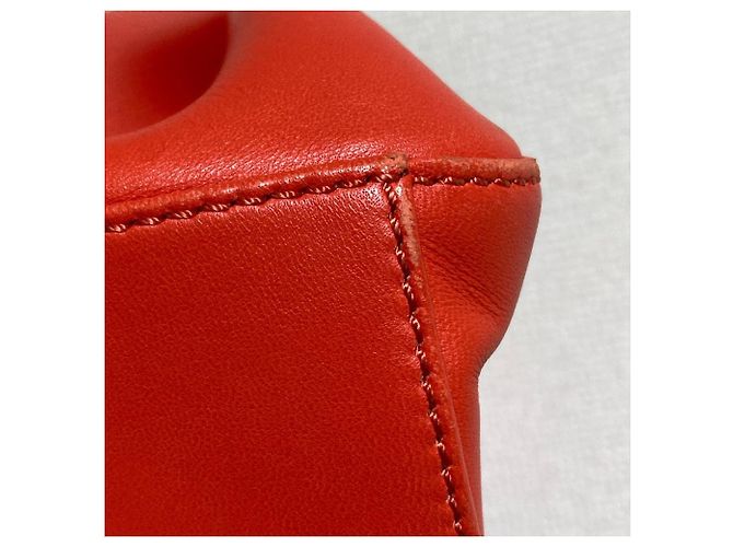 Fendi Peekaboo Mini Lederhandtasche Orange - Ansicht 4