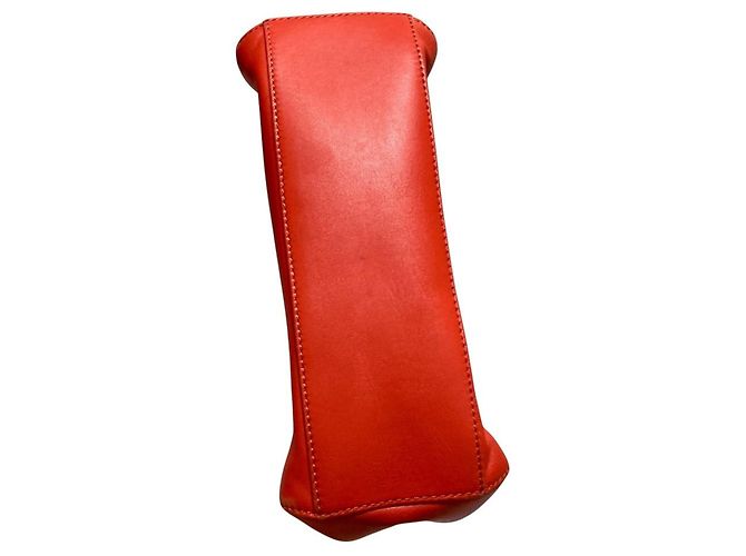 Fendi Peekaboo Mini Lederhandtasche Orange - Ansicht 8