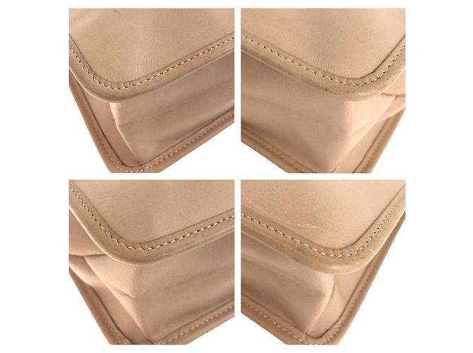 Borsa a tracolla in pelle Gucci Marrone Beige - vista 3