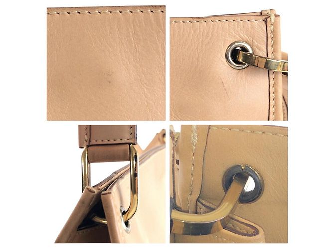 Borsa a tracolla in pelle Gucci Marrone Beige - vista 6