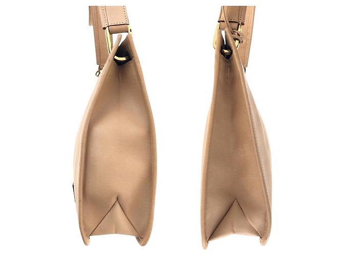 Borsa a tracolla in pelle Gucci Marrone Beige - vista 8