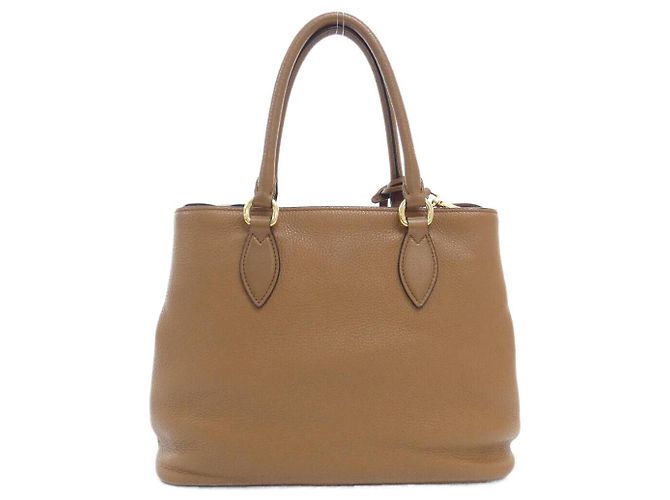 Prada Vitello Phenix Handtasche Braun - Ansicht 2