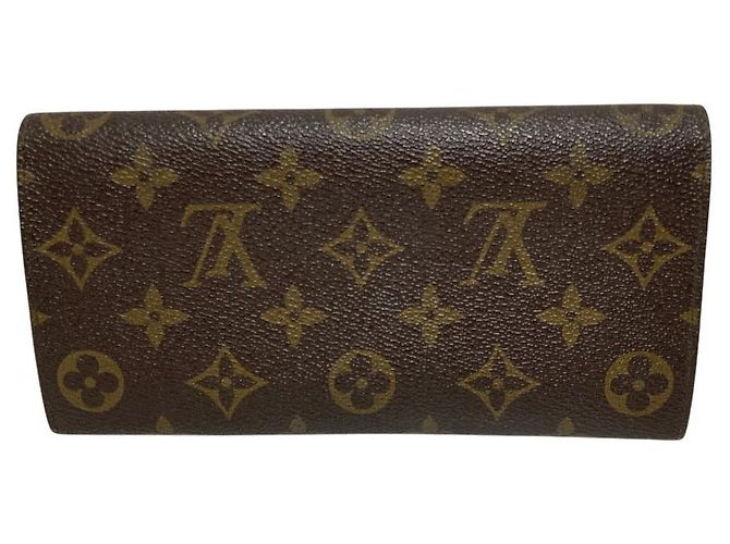 Carteira longa Louis Vuitton Monogram Marrom - vista 2