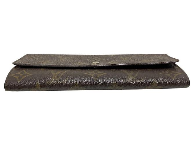 Carteira longa Louis Vuitton Monogram Marrom - vista 4