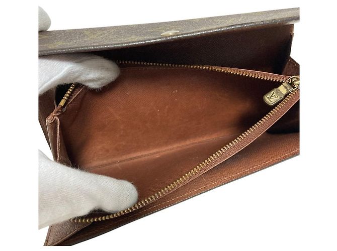 Carteira longa Louis Vuitton Monogram Marrom - vista 7