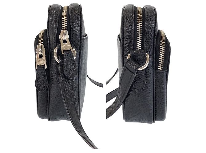 Borsa a tracolla in pelle COACH Nero - vista 8