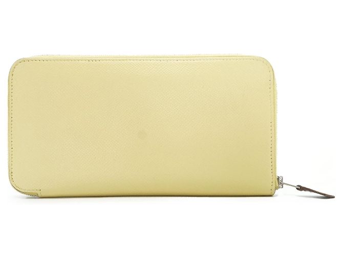 Hermès Portafoglio in pelle Hermes Azap Giallo - vista 2