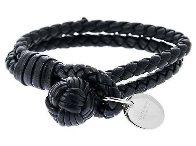 Bottega Veneta Bracciale in nappa Intrecciato - vista 3
