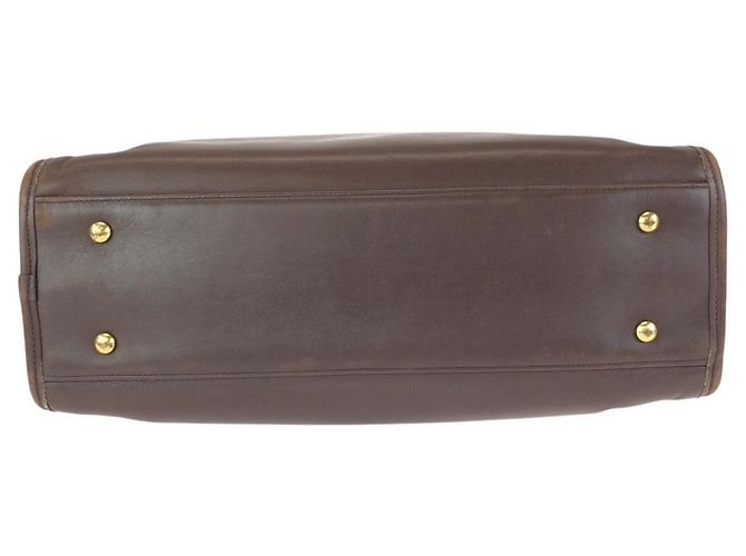Borsa Business in Pelle 2way Coach Marrone - vista 10