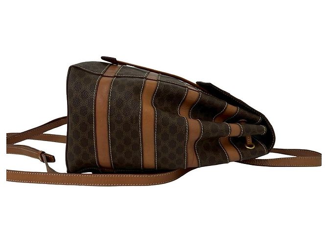 Céline Celine Macadam Triomphe Lederrucksack Braun - Ansicht 7