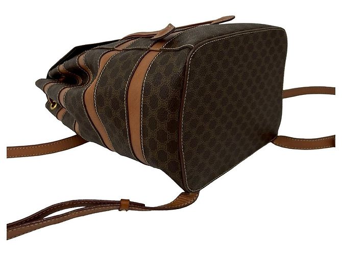 Céline Celine Macadam Triomphe Lederrucksack Braun - Ansicht 8