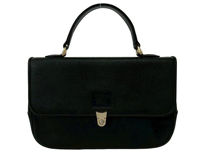 Borsa in pelle Burberry Nero - vista 2