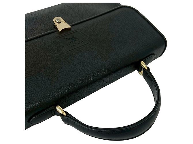 Borsa in pelle Burberry Nero - vista 5