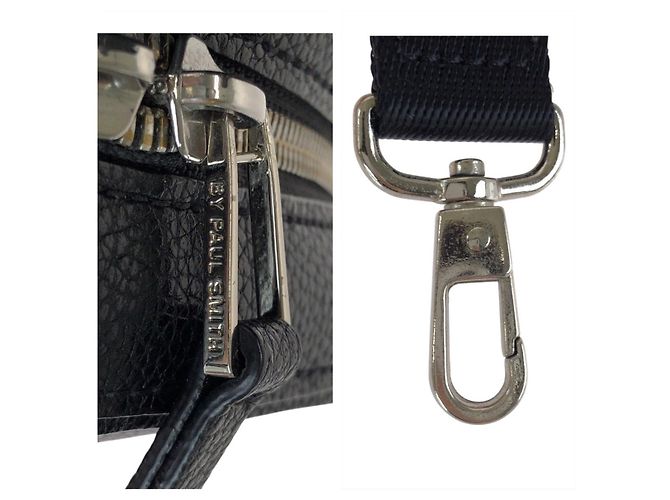 Borsa a tracolla in pelle Paul Smith Nero - vista 4
