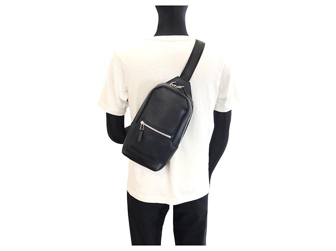 Borsa a tracolla in pelle Paul Smith Nero - vista 6