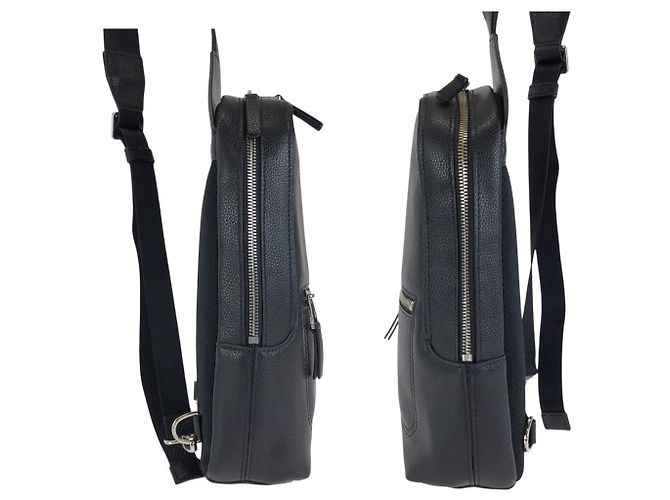 Borsa a tracolla in pelle Paul Smith Nero - vista 7