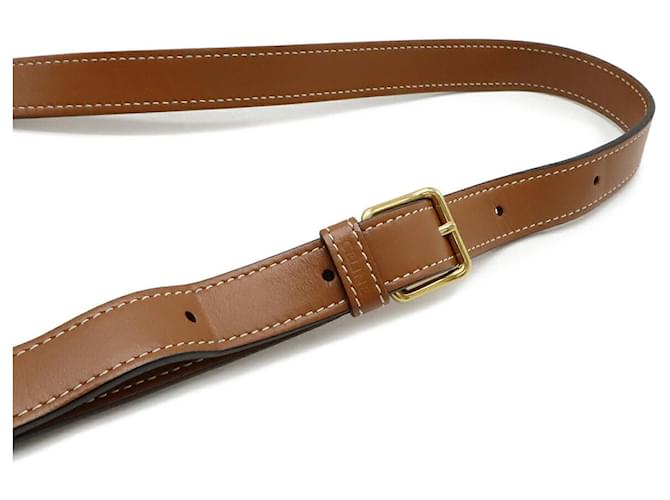 Céline Bolso de hombro Celine Triomphe Small Bucket Castaño - vista 5