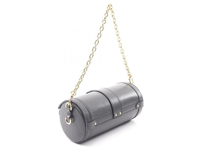 Borsa Louis Vuitton Papillon Trunk Epi 2way Nero - vista 2