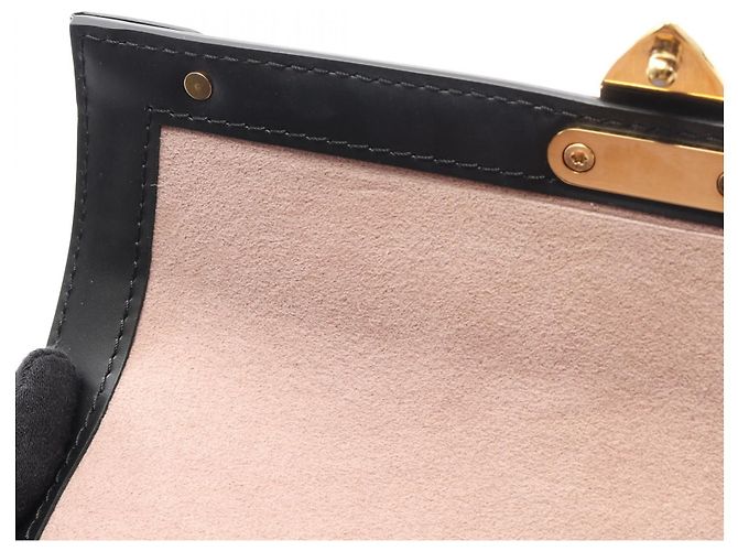 Borsa Louis Vuitton Papillon Trunk Epi 2way Nero - vista 5