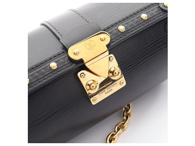 Borsa Louis Vuitton Papillon Trunk Epi 2way Nero - vista 6