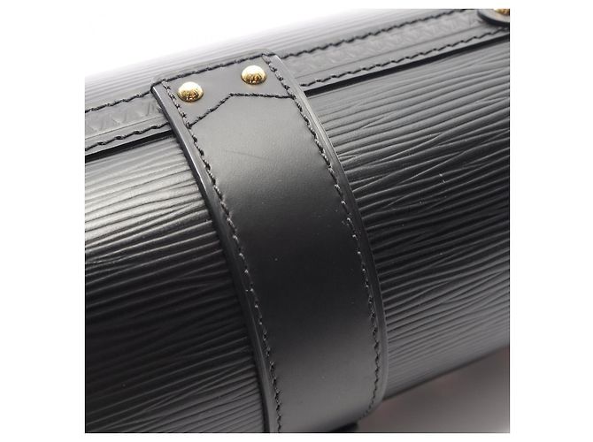 Borsa Louis Vuitton Papillon Trunk Epi 2way Nero - vista 7