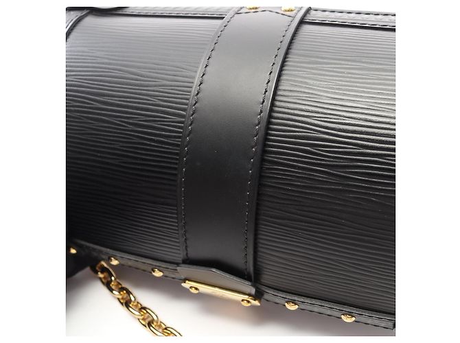 Borsa Louis Vuitton Papillon Trunk Epi 2way Nero - vista 9