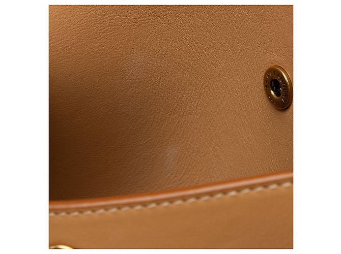 Saint Laurent Raphia Logo Tote Braun Beige - Ansicht 10