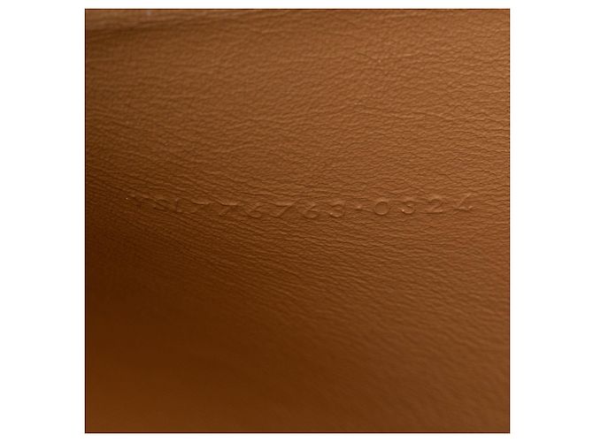 Saint Laurent Raphia Logo Tote Braun Beige - Ansicht 6