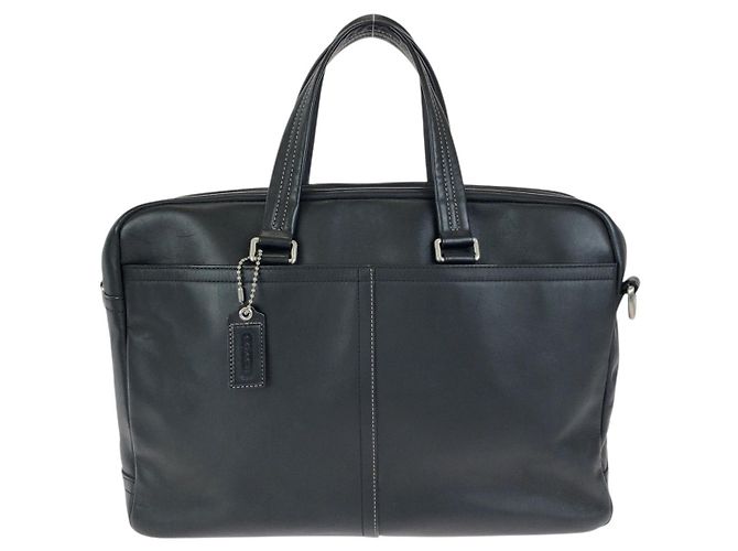 Pasta executiva 2way de couro COACH Preto - vista 2