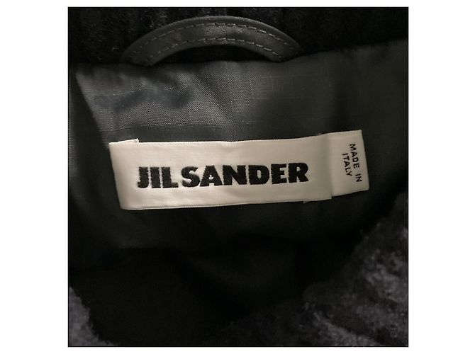 Chaleco de plumas Jil Sander con ribete de punto Castaño - vista 4