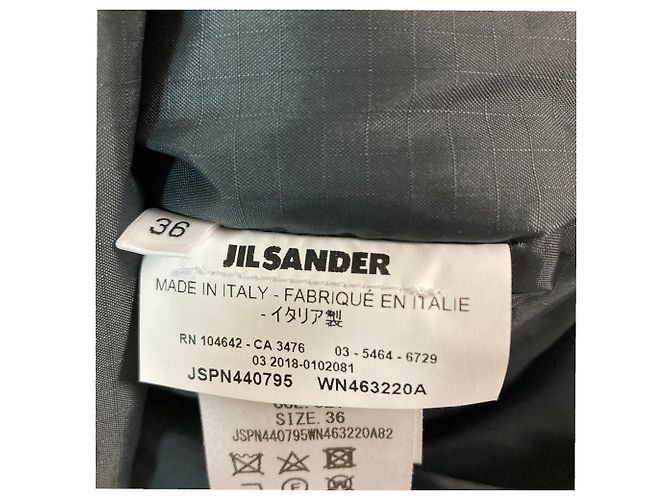 Chaleco de plumas Jil Sander con ribete de punto Castaño - vista 5
