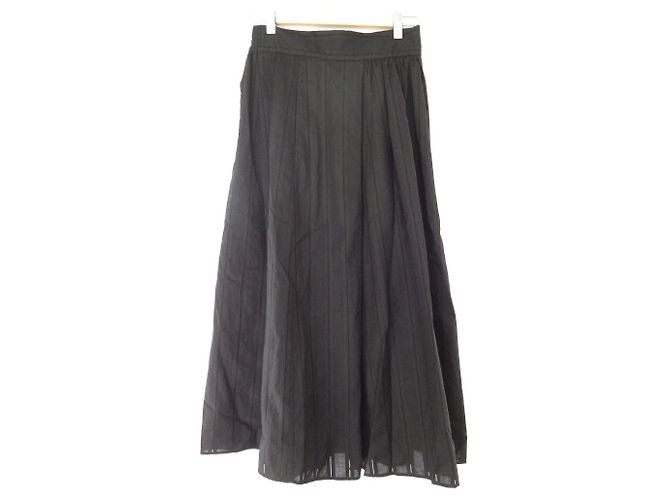 Autre Marque Falda acampanada con lazo Tiara Negro - vista 3