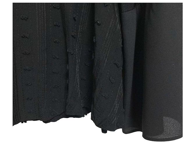 Autre Marque Camicia MUVEIL con ricamo di perle Nero - vista 3