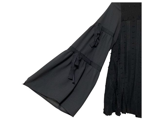 Autre Marque Camicia MUVEIL con ricamo di perle Nero - vista 4