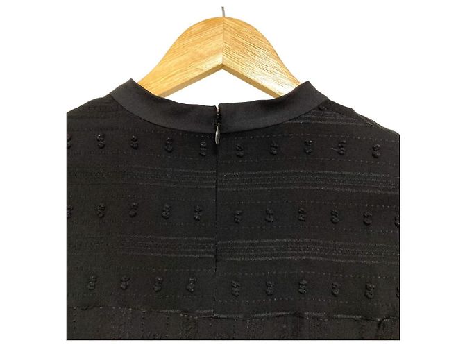 Autre Marque Camicia MUVEIL con ricamo di perle Nero - vista 5