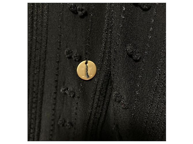 Autre Marque Camicia MUVEIL con ricamo di perle Nero - vista 6