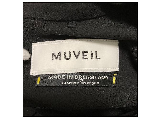 Autre Marque Camicia MUVEIL con ricamo di perle Nero - vista 7