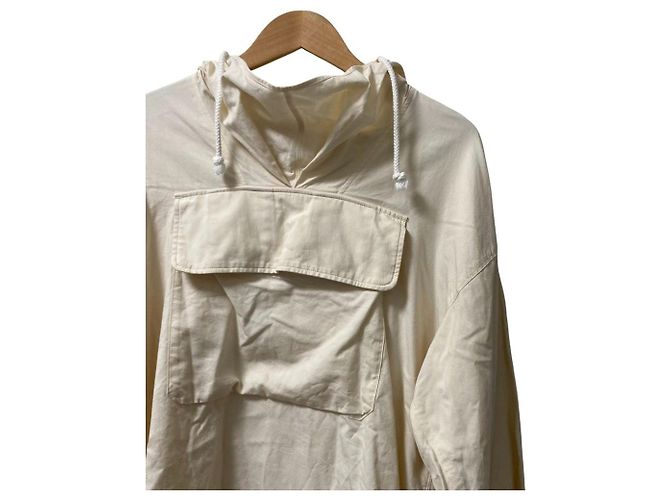 Autre Marque Jaqueta Anorak de Algodão e Seda nagonstans Branco Fora de branco - vista 2
