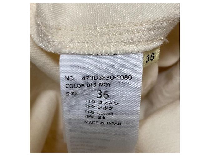 Autre Marque Jaqueta Anorak de Algodão e Seda nagonstans Branco Fora de branco - vista 7