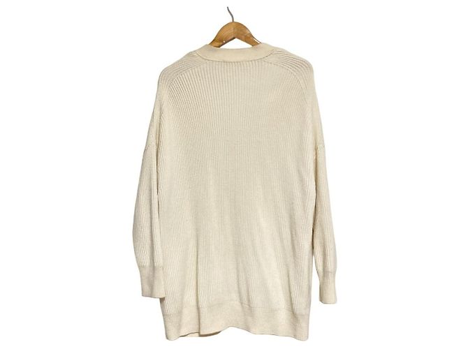Autre Marque ENFOLD Rippstrick-Cardigan Weiß - Ansicht 2